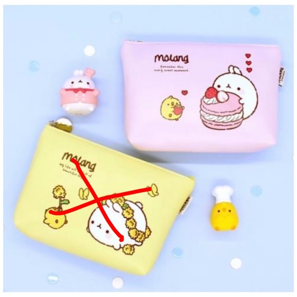 Pink Molang Zipper Pouch - Picture 4 of 5